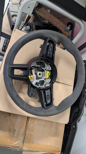 9gt.419.091.dk Porsche Oem 911 992 Alcantara Steering Wheel Black