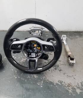9p1419091md Porsche 2022 Cayman Gts Carbon / Leather Steering Wheel Column #8065 I6