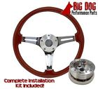 Bd2004-14 Prices 1969 Chrome-plated Wheel Real Chevrolet Fits - 15 " 1994 Wood Steering Spokes