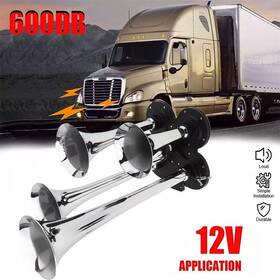 0s0gyjhcdhjz Pro Outdoor Us Air Train Horn Kit For Truck Car Super Loud 600db 12v Electric Trains Horns