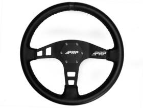 Prp Seats 603784096964 G210 Black Flat Leather Steering Wheel - Fits Various Models