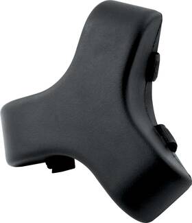 58-244 Quickcar Steering Wheel Pad - Molded Hook And Loop Attachment Black Each