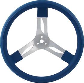 68-0012 Quickcar 15in Steering Wheel Alum Blue