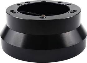 Gm1-bk Qymopay Universal 5/6 Hole Steering Wheel Hub Adapter Compatible For Gmc Chevy Black