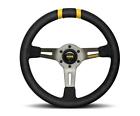 R1907-33s Momo Italy Racing Steering Wheels Mod Drift Black 8024055186733