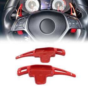 Raimukurijinusa 550732541772 Steering Wheel Paddle Shifter Extension For Benz A B C E M R S Cla Cls Class Red