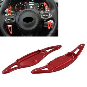 Raimukurijinusa 550747445249 Steering Wheel Shift Paddle Shifter Extension For Kia Stinger Ck K8 2018-up Red