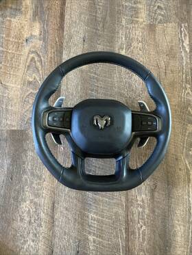 6xs032x7aa Ram 2022 2023 1500 Heated Steering Wheel Limited Carbon Fiber