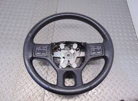 P1ua56dx9ag Ram 2013-2018 Dodge 1500 Steering Wheel With Cruise Control Black Oem
