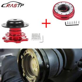 Qr003 Rastp Qr001 Red Universal 6 Hole Steering Wheel Quick Release Hub Adapter Snap Off