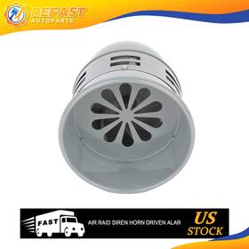 Re160352f01 Refast-autoparts Gray Vintage Compact Automotive Air Raid Siren Horn Alarm For Car Truck 12v