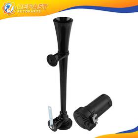 Re167290f01 Refast-autoparts 12v Single Trumpet Black For Boat Train Car Semi Truck Air Horn Compressor