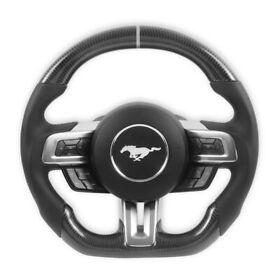 Rk950-09 Rekudo Steering Wheel Carbon Fiber With Leather Grips