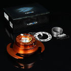 Nrg-srk-650or Release Nrg 3.0 Orange Flared Ring Quick Wheel Kit Lock Gen Steering Adaptor