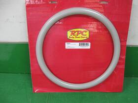 R5622 Rpc Racing Power Company 14 Inch Grey Leather Steering Wheel Half Wrap