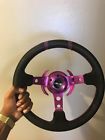 Rst-016r-pp Nrg Deep Dish Purple Steering Wheel Quick Release