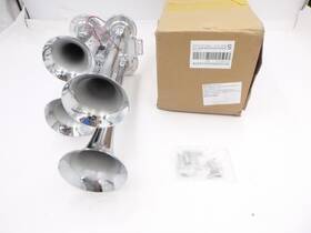 3045379 Ruian Taguan Automobile And Motorcylce Parts Co Van Train Air Horn 4 Trumpets Chrome Plated For Truck/car Loud Sound 180db 12v