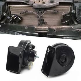 Runa 550722777532 2x Universal Snail Horn 12v 125db Waterproof Loud Dual Pitch For Honda Ford Bmw