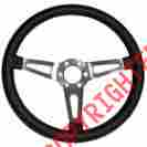 S1ms-3600-bk-6 Scott Drake Shelby 15 Corso Feroce Steering Wheel 6-bolt 65-73