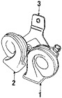 4448825 Saab Oem Genuine Horn