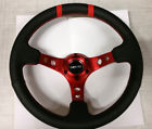 Sale-rst-016r-rd Nrg Innovations Sale Steering Wheel Red Center Black Leather Deep