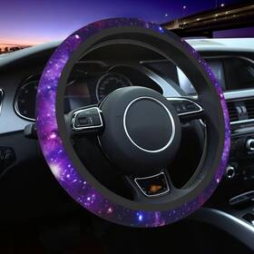 S81-fangxiangpt-479048936 Sanghing Galaxy Purple Steering Wheel Cover For Women Men One Size