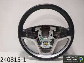 235.gm7408 Saturn Oem 2008 Vue 3.6l Black And Silver Steering Wheel With Controls
