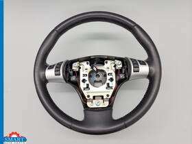 25864145 Saturn Sky Pontiac Solstice Steering Wheel Leather Black 06-09 Oem Nice