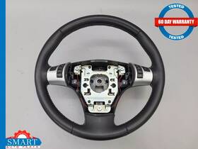 25864937 Saturn Sky Red Line Steering Wheel Leather Stitched Black 30k Miles 07-09 Oem