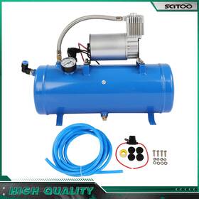 Cn177679c01 Scitoo-autoparts For Train Motorhome Horns 1.6 Gallon 150 Psi Dc 12v Air Compressor Kit