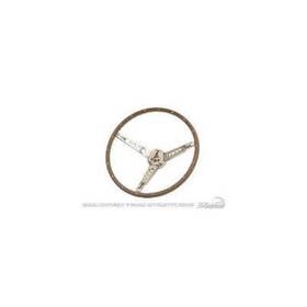 C5zz-3600-nk Scott Drake Deluxe Steering Wheel Assembly Woodgrain