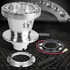 Sdd-hubaluoh124sl Speed Daddy For Civic Silver Aluminum Steering Wheel Hub Adaptor
