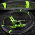 Sdd-swztl9043gngn Speed Daddy Deep Dish Green Lightweight Racing Steering Wheel