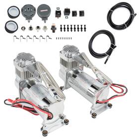 Sd108098p4 Sdp4 12v Silver Steel 200 Psi Air Compressor Fits Train Horn Suspension