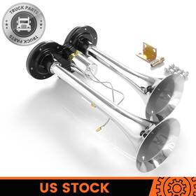 Yy-312-08e Semi Truck Parts For Train Car Boat Air Horn Compressor Dual Trumpet Kit 150db Super Loud