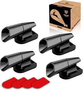 Seven Sparta 634715393906 8 Pcs Deer Whistles Warning Devices With Waterproof Black