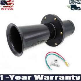 12v-300db Sinocmp 12v 300db Black Antique Vintage Classic Old Car Truck Air Horn Suv Boat