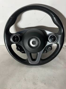 A4534604200 Smart C453 W453 2018 Fortwo Steering Wheel Black