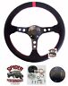 Spa695 Grant Suburban Blazer Ck Pickup Steering Wheel Red Line Suede