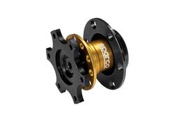 015r98r Sparco For 6-bolt Steering Wheel Quick Release - Gold