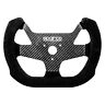 015pc270ssn Sparco 3-spoke F-10 Series Carbon Fiber D-shape Black Steering Wheel