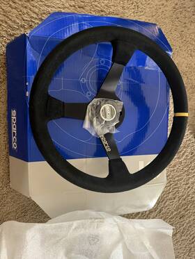 Ssw015r325csn Sparco Steering Wheel Volante Mod 325 3r Cal 90mm Pelle S