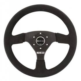 Tlx-spa015r323psnr-cl360a70 Sparco Steering Wheel 323 Suede Black