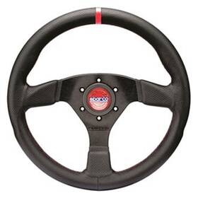 Tlx-spa015r383plunrs-cl360a70 Sparco Steering Wheel R383 Champion Black Leather / Red Stiching