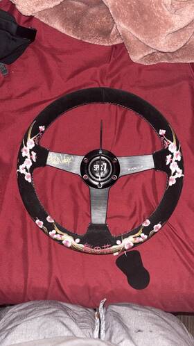 Rst-023mb-s Spdz1 Steering Wheel Signed By Chelsea Denofa