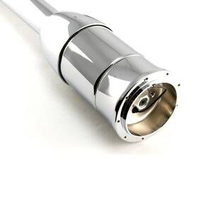 746-pce423.1002 Speedmaster 32 Inch Floor Shift Tilt Steering Chrome Column With Wheel Adapter New Sale