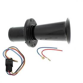 9100650 Speedway Motors Black Ah-oo-gah Horn And 40-amp Electric Relay Kit