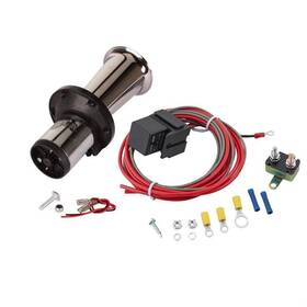 9101143 Speedway Motors Chrome Ah-oo-gah Horn And Universal Electric Relay