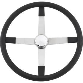 91032717 Speedway Motors Competition 4-spoke Bell-style Steering Wheel 17 Inch Dished