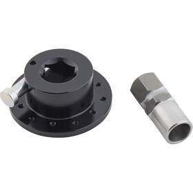 91032844 Speedway Motors 6-bolt Black Quick Release Steering Wheel Hub Hex For 3/4 Inch Shaft